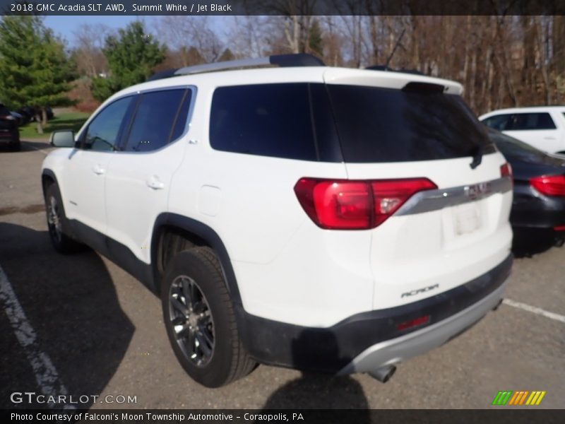 Summit White / Jet Black 2018 GMC Acadia SLT AWD