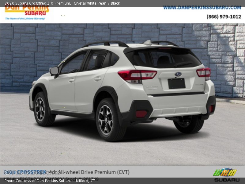 Crystal White Pearl / Black 2020 Subaru Crosstrek 2.0 Premium