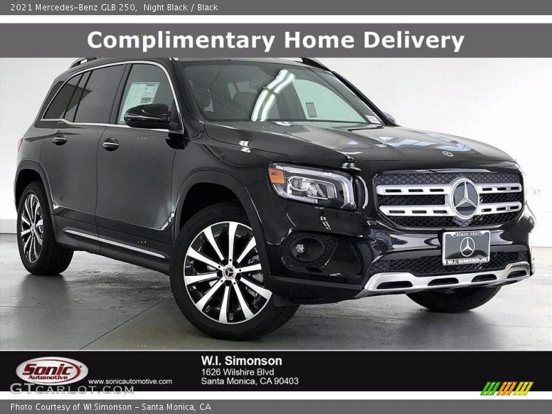 Night Black / Black 2021 Mercedes-Benz GLB 250