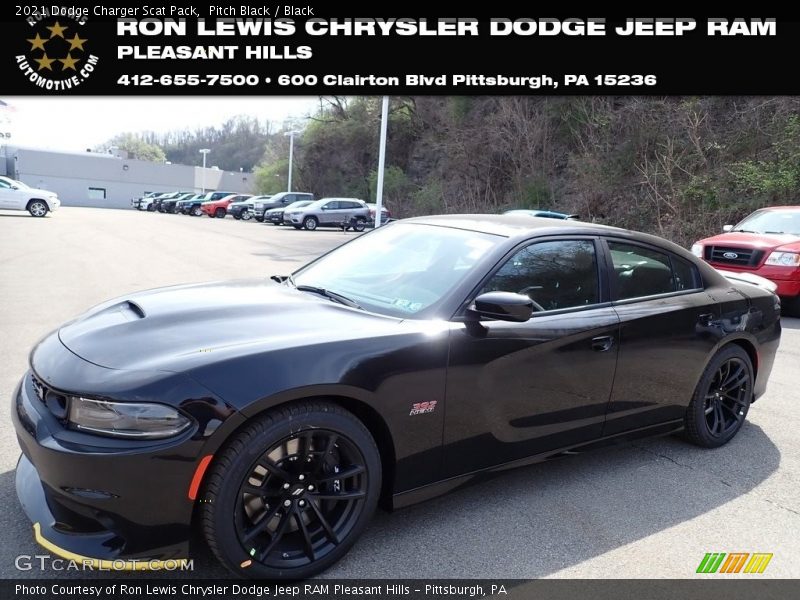 Pitch Black / Black 2021 Dodge Charger Scat Pack