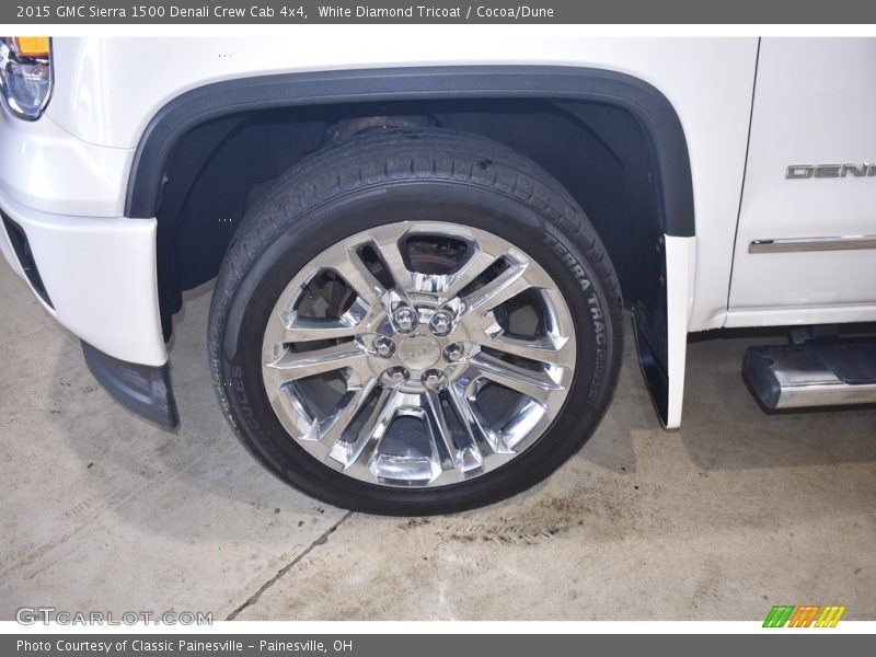 White Diamond Tricoat / Cocoa/Dune 2015 GMC Sierra 1500 Denali Crew Cab 4x4