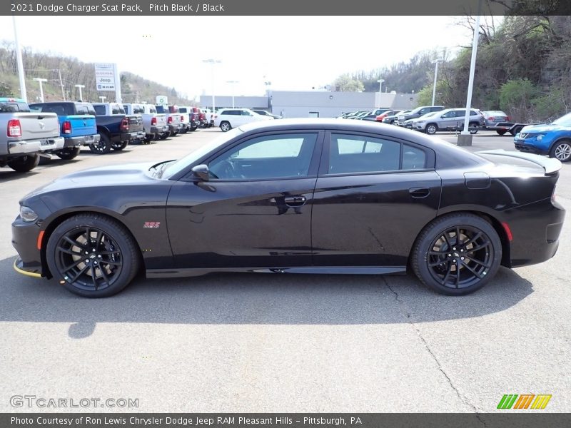 Pitch Black / Black 2021 Dodge Charger Scat Pack