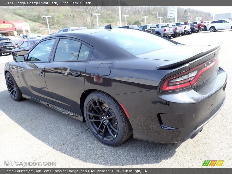 Pitch Black / Black 2021 Dodge Charger Scat Pack