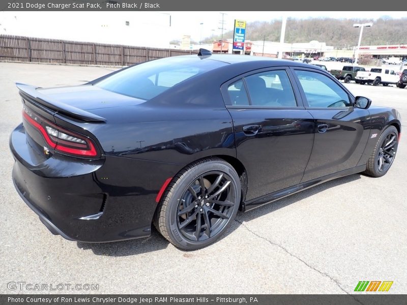 Pitch Black / Black 2021 Dodge Charger Scat Pack