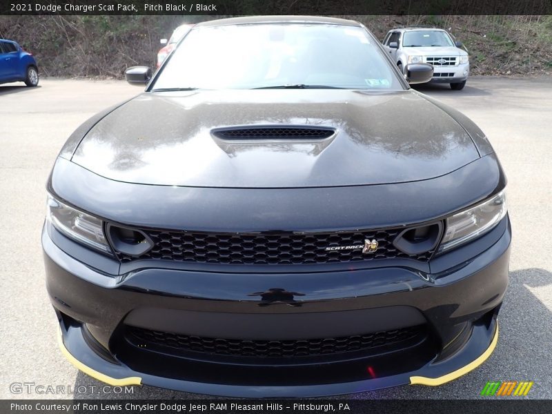 Pitch Black / Black 2021 Dodge Charger Scat Pack