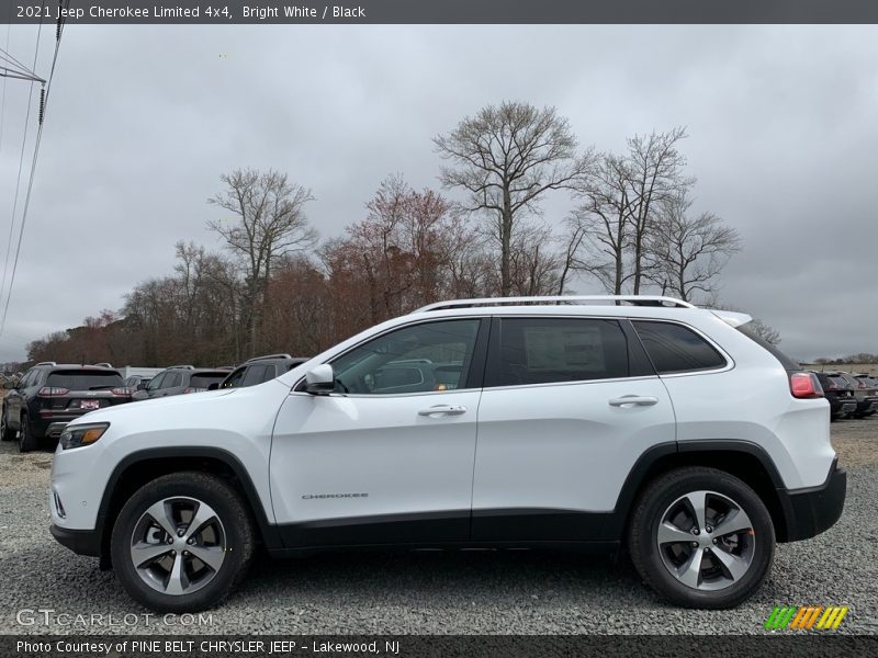 Bright White / Black 2021 Jeep Cherokee Limited 4x4
