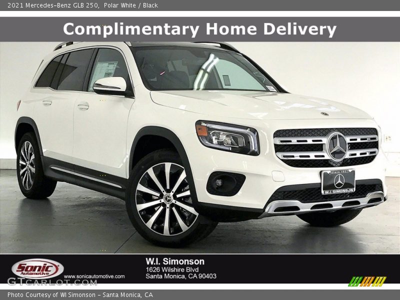 Polar White / Black 2021 Mercedes-Benz GLB 250