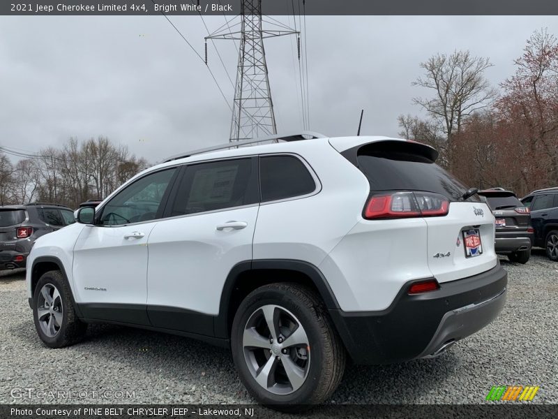 Bright White / Black 2021 Jeep Cherokee Limited 4x4
