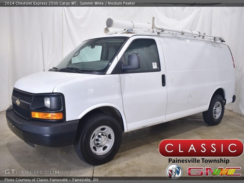 Summit White / Medium Pewter 2014 Chevrolet Express 2500 Cargo WT
