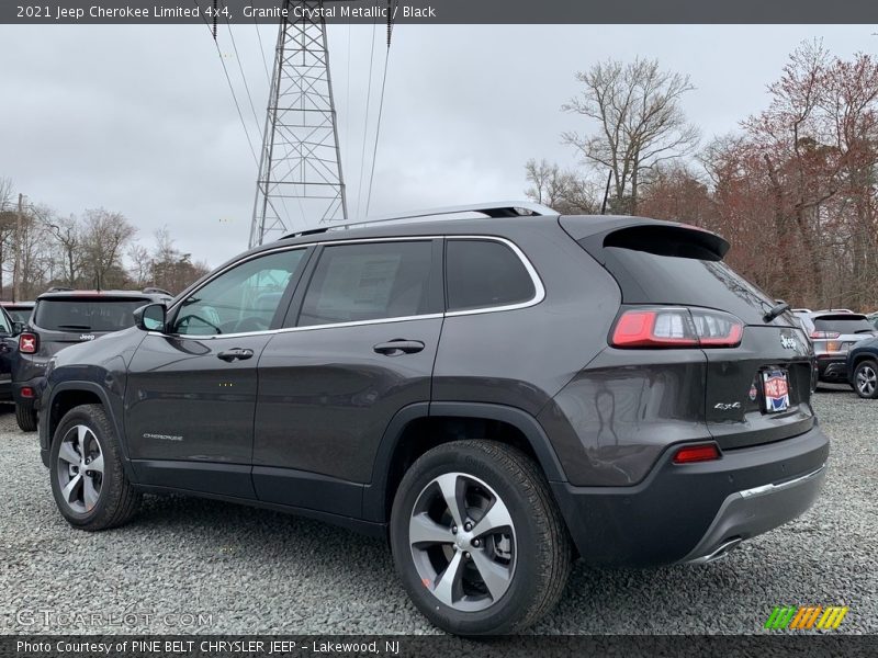 Granite Crystal Metallic / Black 2021 Jeep Cherokee Limited 4x4