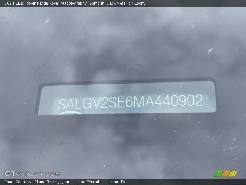 Santorini Black Metallic / Ebony 2021 Land Rover Range Rover Autobiography