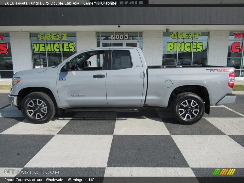 Cement / Graphite 2018 Toyota Tundra SR5 Double Cab 4x4