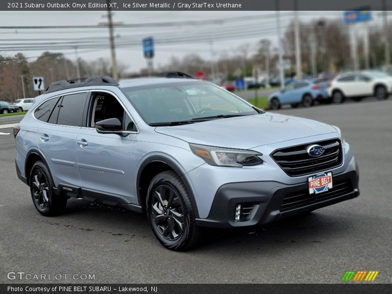 Ice Silver Metallic / Gray StarTex Urethane 2021 Subaru Outback Onyx Edition XT