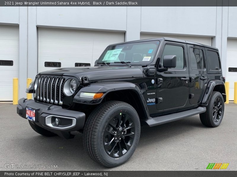 Black / Dark Saddle/Black 2021 Jeep Wrangler Unlimited Sahara 4xe Hybrid