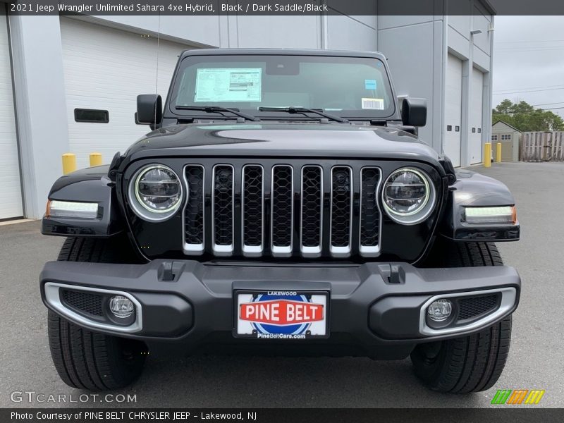 Black / Dark Saddle/Black 2021 Jeep Wrangler Unlimited Sahara 4xe Hybrid