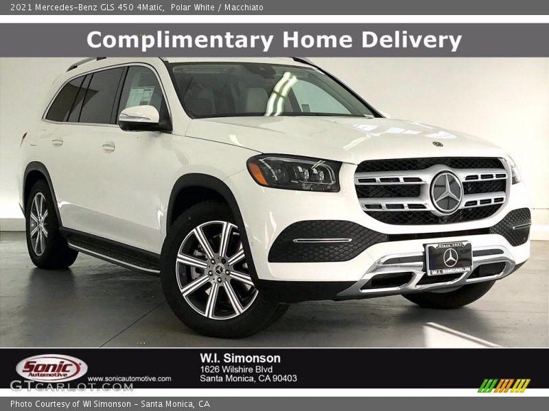 Polar White / Macchiato 2021 Mercedes-Benz GLS 450 4Matic