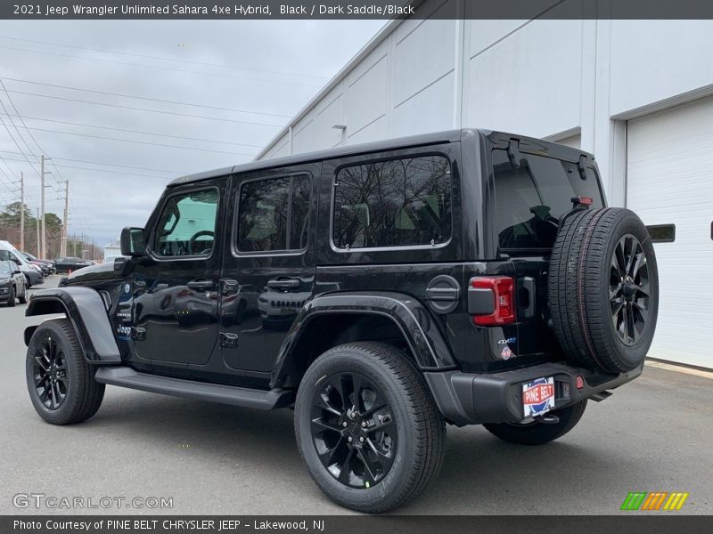 Black / Dark Saddle/Black 2021 Jeep Wrangler Unlimited Sahara 4xe Hybrid