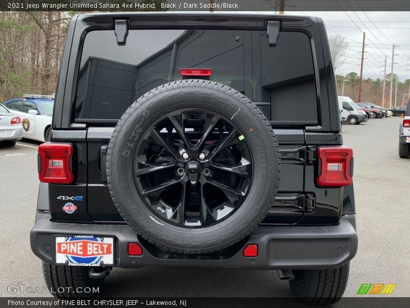 Black / Dark Saddle/Black 2021 Jeep Wrangler Unlimited Sahara 4xe Hybrid