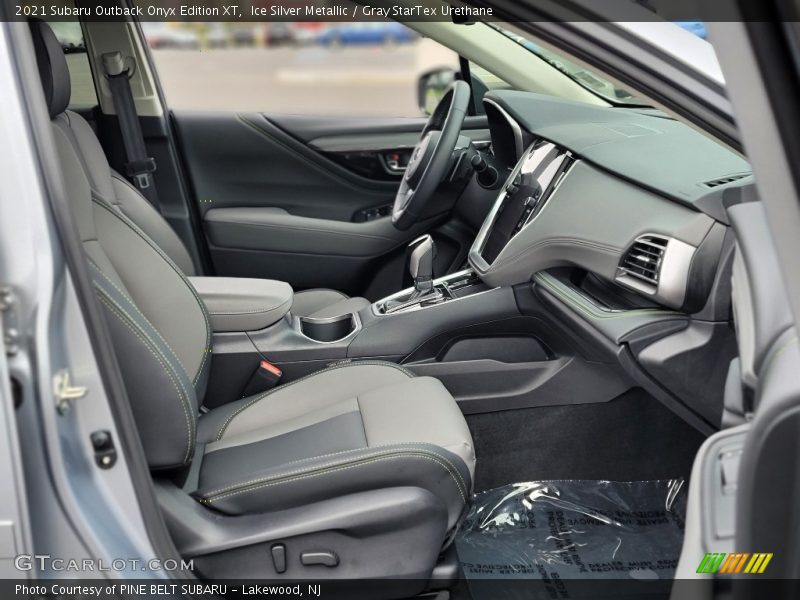 Front Seat of 2021 Outback Onyx Edition XT
