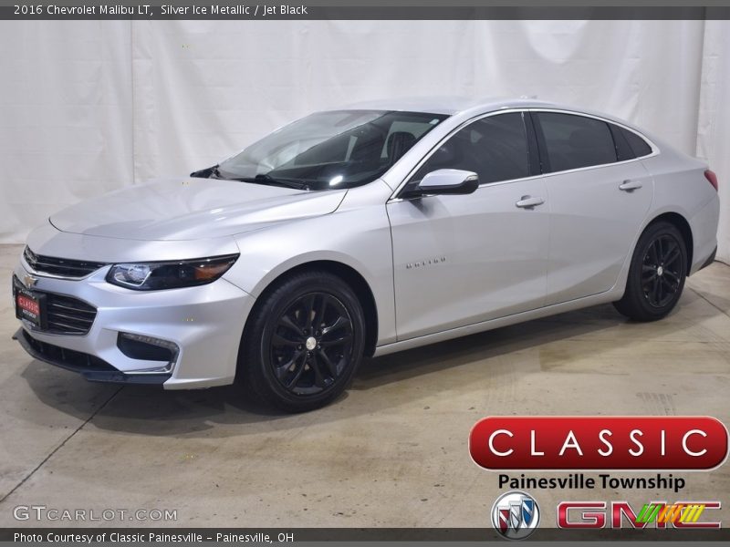 Silver Ice Metallic / Jet Black 2016 Chevrolet Malibu LT