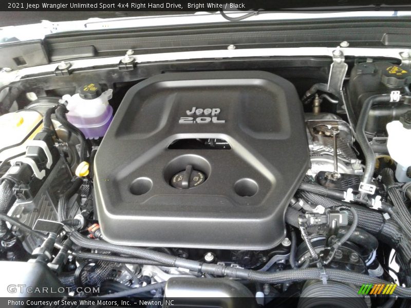 Bright White / Black 2021 Jeep Wrangler Unlimited Sport 4x4 Right Hand Drive