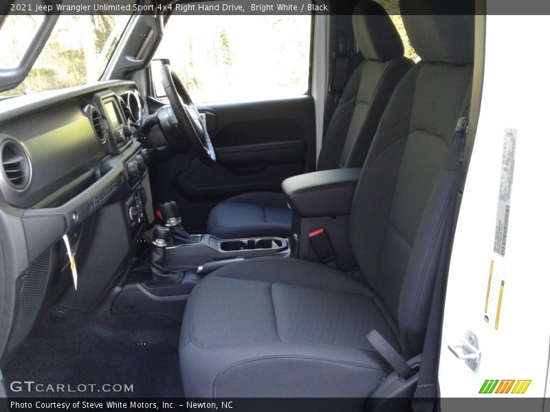  2021 Wrangler Unlimited Sport 4x4 Right Hand Drive Black Interior
