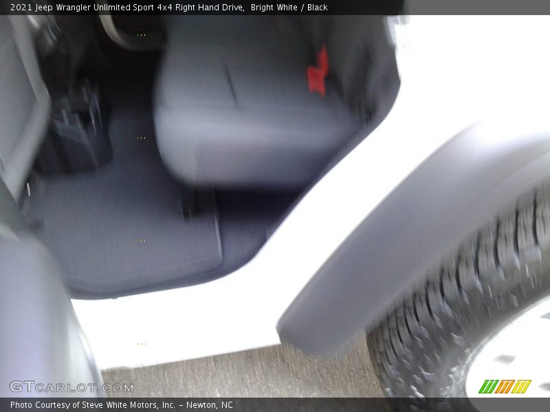 Bright White / Black 2021 Jeep Wrangler Unlimited Sport 4x4 Right Hand Drive