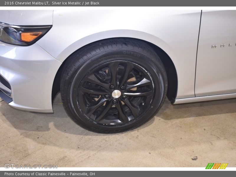 Silver Ice Metallic / Jet Black 2016 Chevrolet Malibu LT