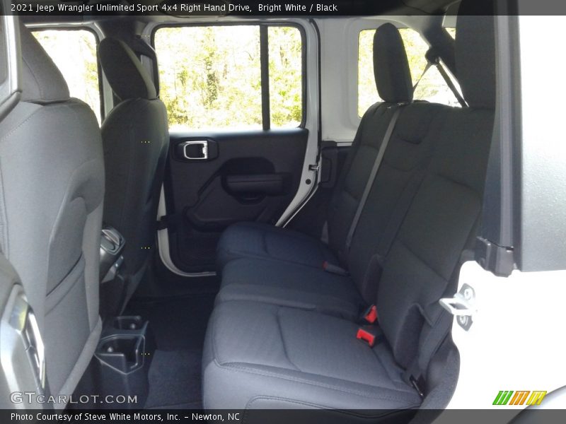 Rear Seat of 2021 Wrangler Unlimited Sport 4x4 Right Hand Drive