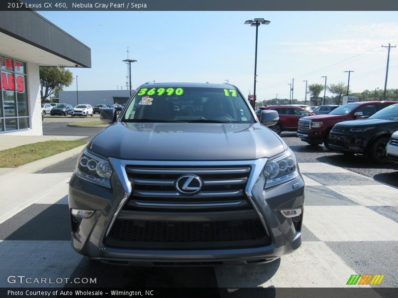 Nebula Gray Pearl / Sepia 2017 Lexus GX 460