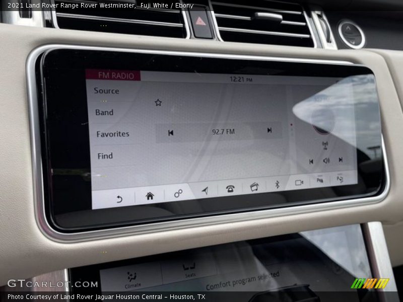Fuji White / Ebony 2021 Land Rover Range Rover Westminster