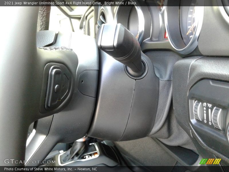 Bright White / Black 2021 Jeep Wrangler Unlimited Sport 4x4 Right Hand Drive