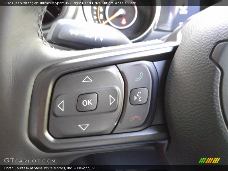  2021 Wrangler Unlimited Sport 4x4 Right Hand Drive Steering Wheel