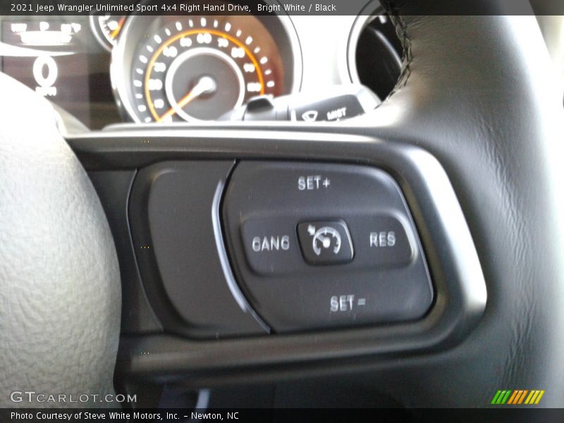 Bright White / Black 2021 Jeep Wrangler Unlimited Sport 4x4 Right Hand Drive