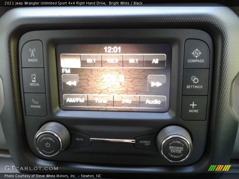 Bright White / Black 2021 Jeep Wrangler Unlimited Sport 4x4 Right Hand Drive