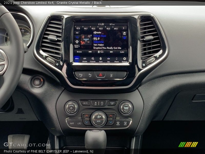 Granite Crystal Metallic / Black 2021 Jeep Cherokee Limited 4x4