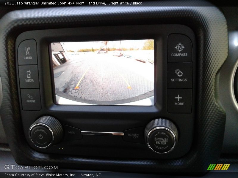 Bright White / Black 2021 Jeep Wrangler Unlimited Sport 4x4 Right Hand Drive