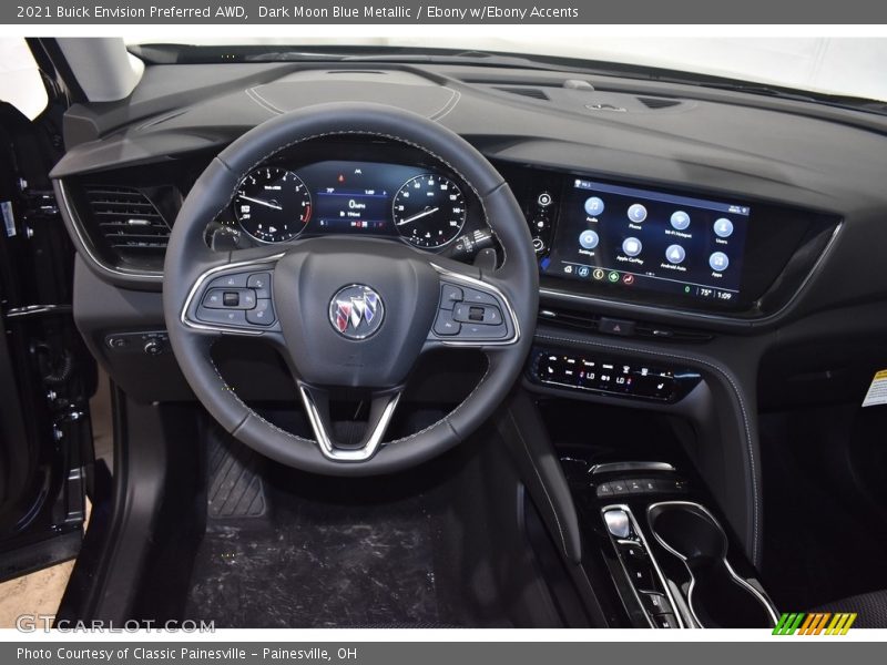 Dark Moon Blue Metallic / Ebony w/Ebony Accents 2021 Buick Envision Preferred AWD