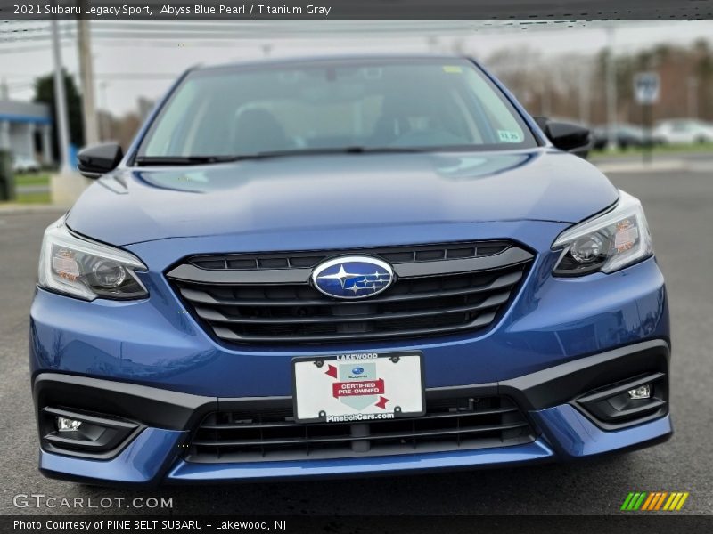 Abyss Blue Pearl / Titanium Gray 2021 Subaru Legacy Sport