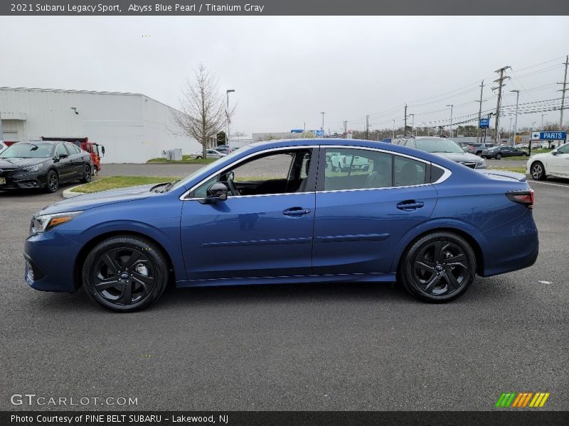 Abyss Blue Pearl / Titanium Gray 2021 Subaru Legacy Sport