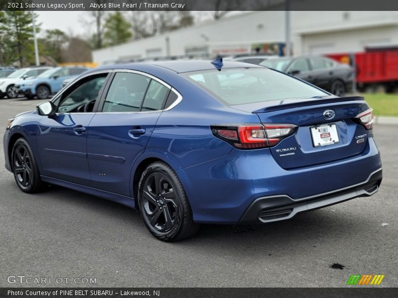 Abyss Blue Pearl / Titanium Gray 2021 Subaru Legacy Sport