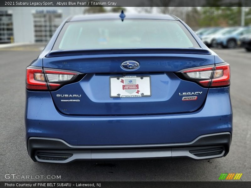 Abyss Blue Pearl / Titanium Gray 2021 Subaru Legacy Sport