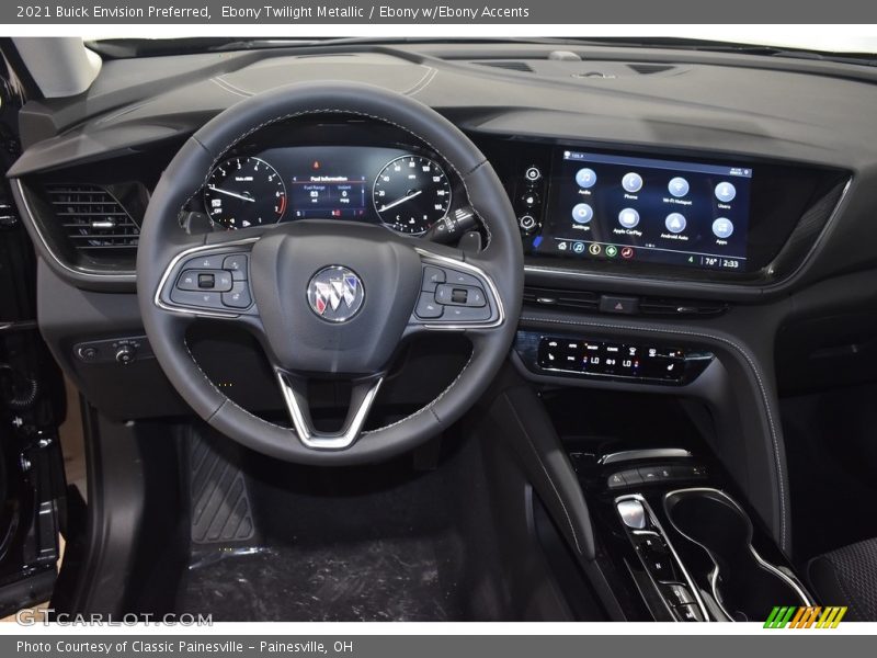 Ebony Twilight Metallic / Ebony w/Ebony Accents 2021 Buick Envision Preferred