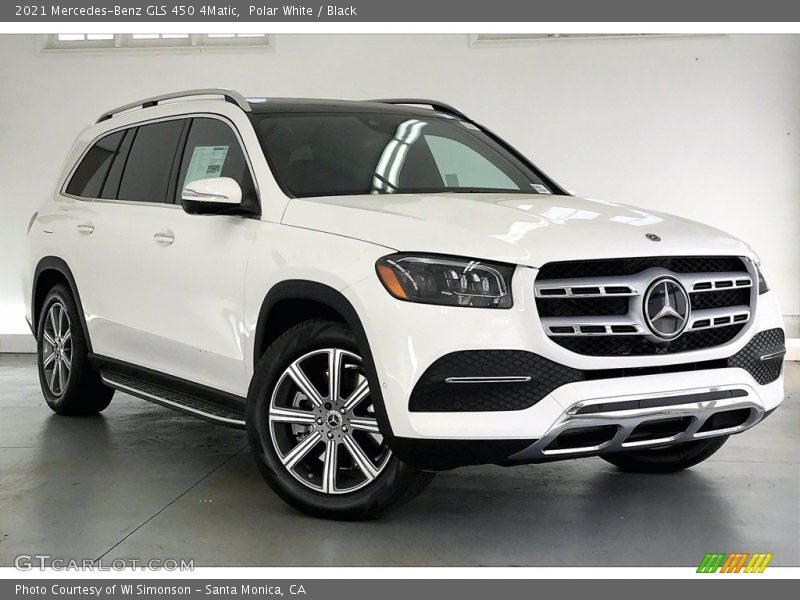 Polar White / Black 2021 Mercedes-Benz GLS 450 4Matic