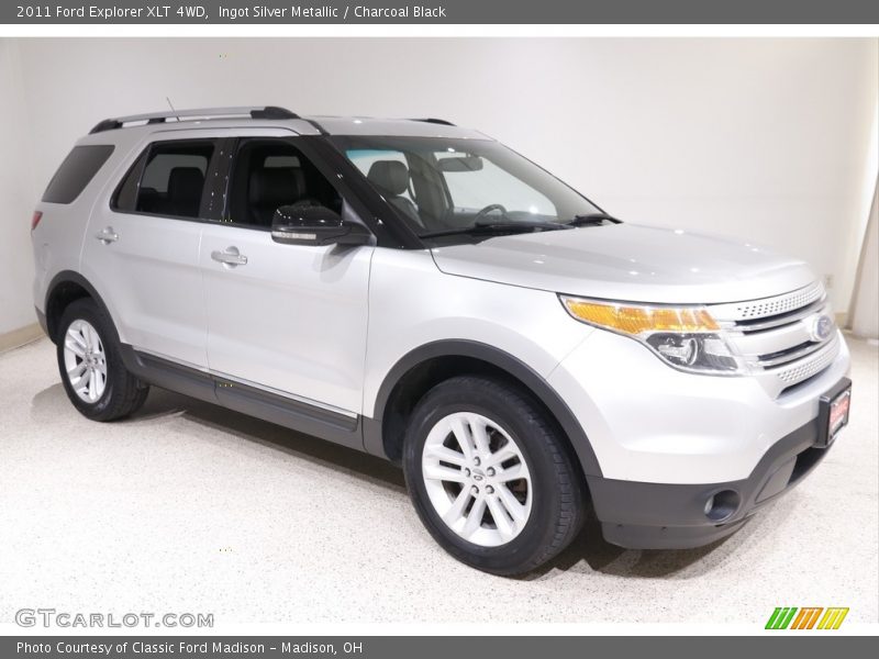 Ingot Silver Metallic / Charcoal Black 2011 Ford Explorer XLT 4WD