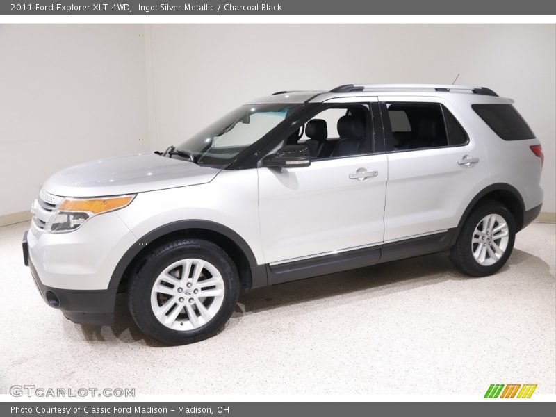 Ingot Silver Metallic / Charcoal Black 2011 Ford Explorer XLT 4WD