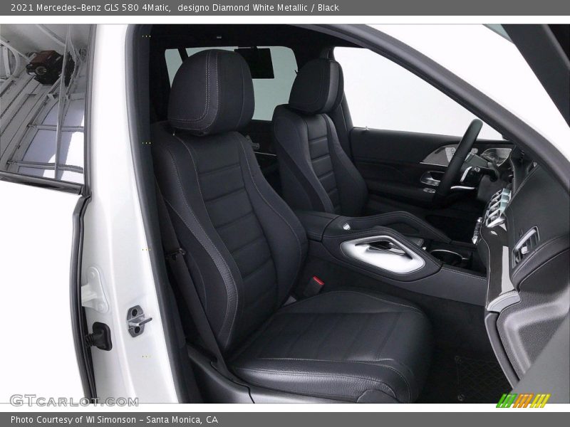 designo Diamond White Metallic / Black 2021 Mercedes-Benz GLS 580 4Matic