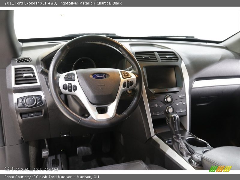 Ingot Silver Metallic / Charcoal Black 2011 Ford Explorer XLT 4WD