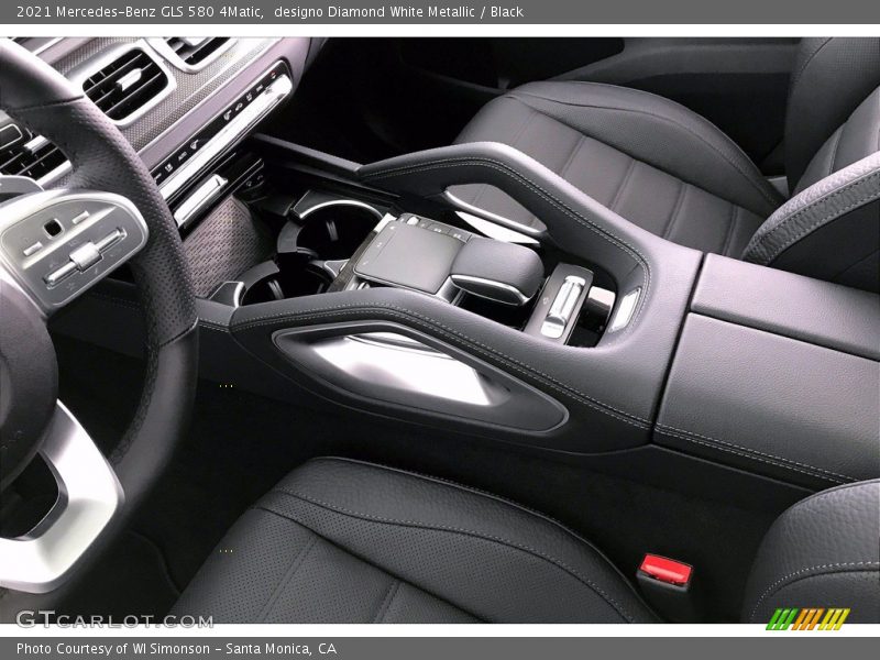 designo Diamond White Metallic / Black 2021 Mercedes-Benz GLS 580 4Matic