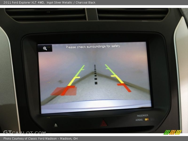 Ingot Silver Metallic / Charcoal Black 2011 Ford Explorer XLT 4WD